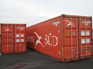 2 x 40ft containers.