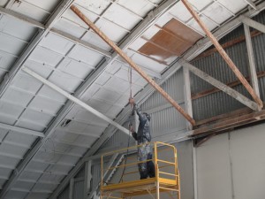 Painting the roof, 2